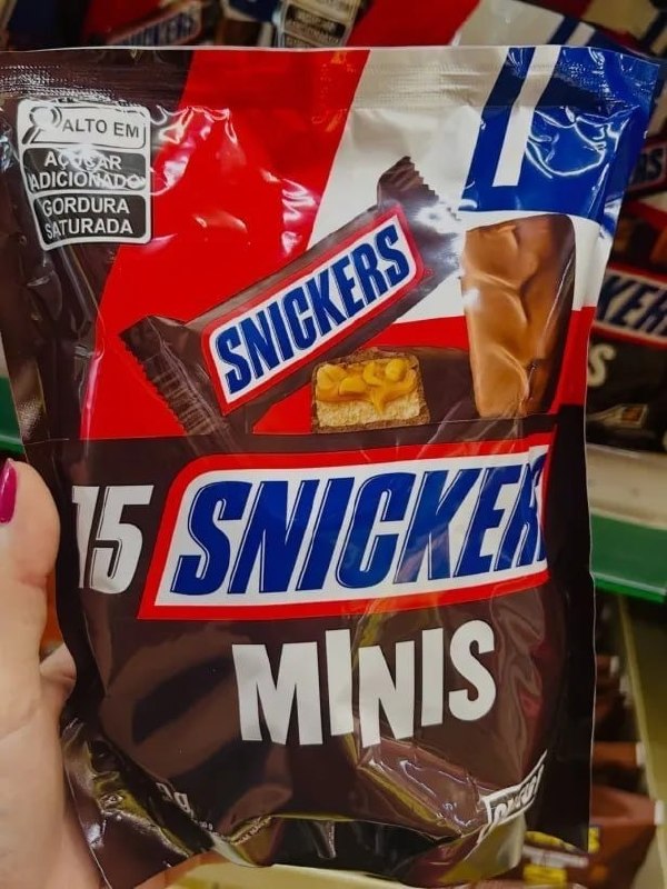Chocolate Snickers Original Minis 15 Unidades