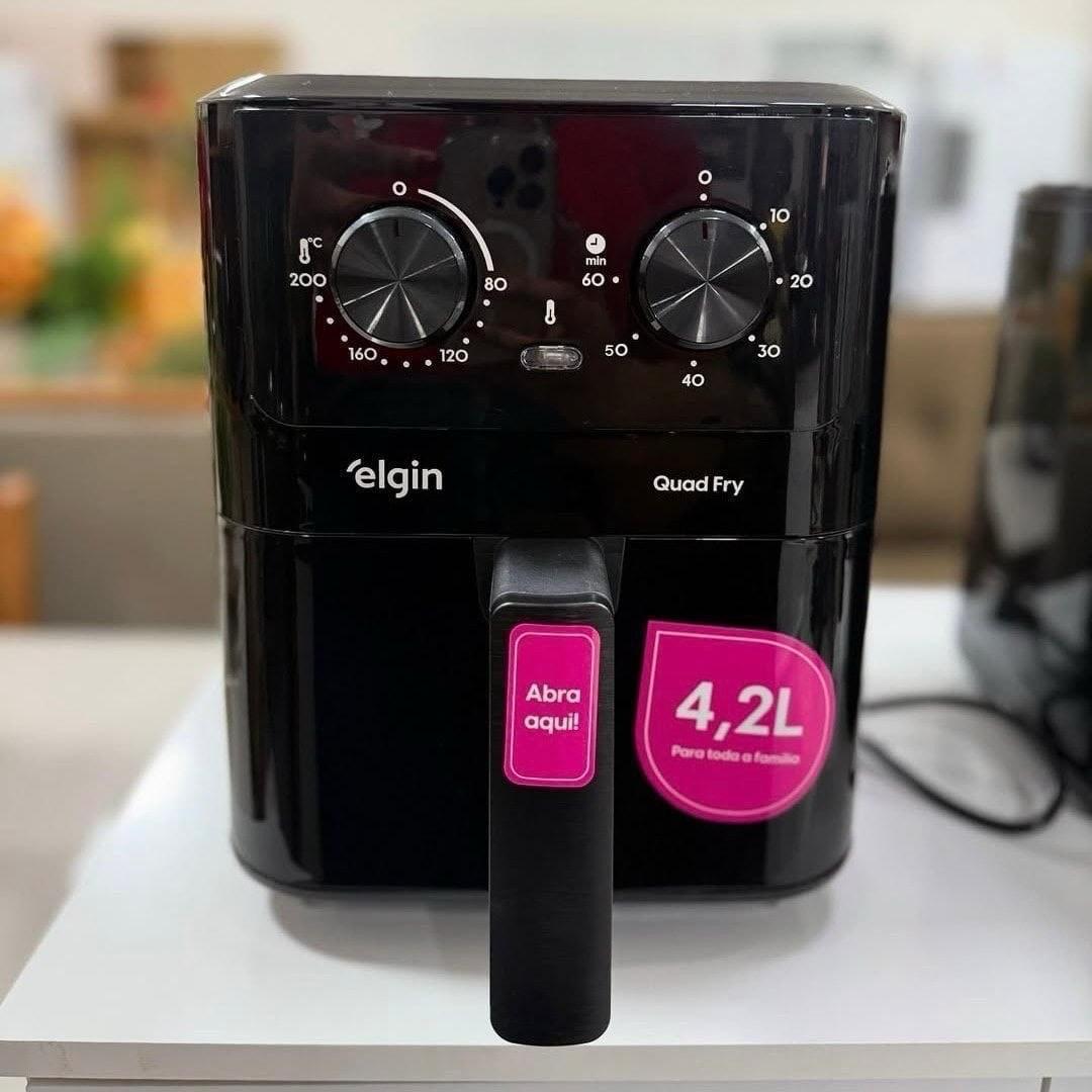 Fritadeira Elétrica Air Fryer Quad Fry Elgin 4,2L 1400W