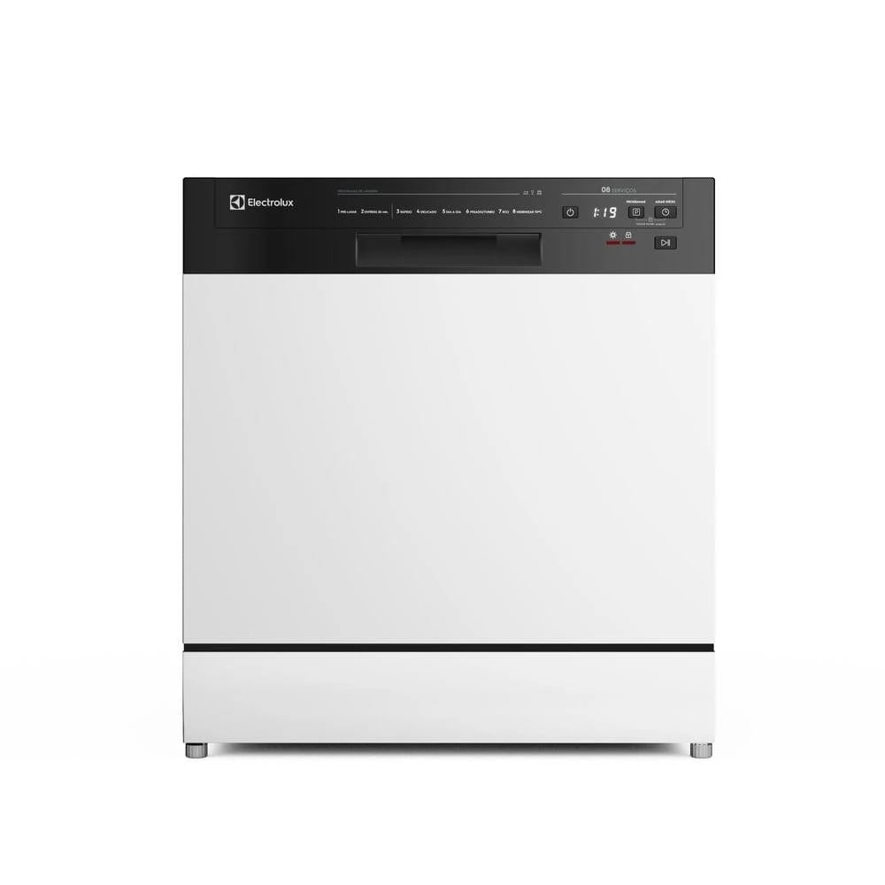 Lava-Louça Electrolux 8 Serviços Branca LB08E Lava & Seca