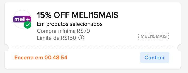 15% OFF Mercado Livre - Cupom MELI15MAIS Meli+