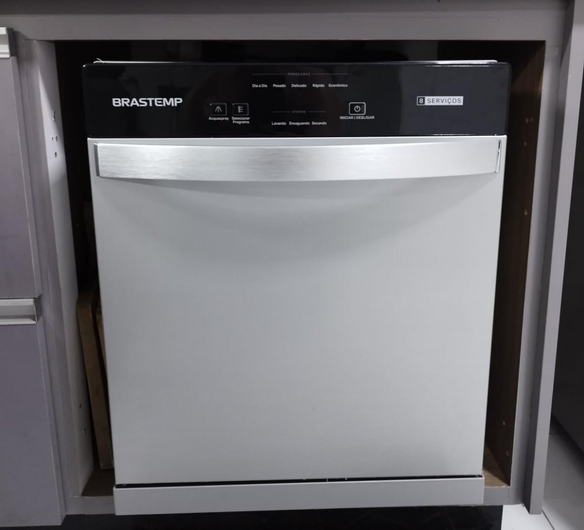 Lava Louças 8 Serviços Brastemp Cinza 110V