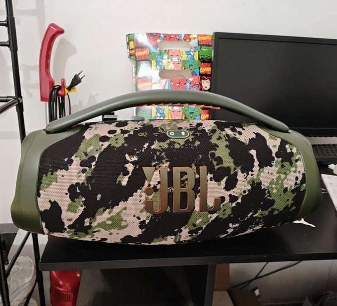 JBL Boombox 3 Bluetooth à Prova D'água e Poeira