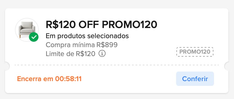 Móveis com Cupom Desconto Mercado Livre