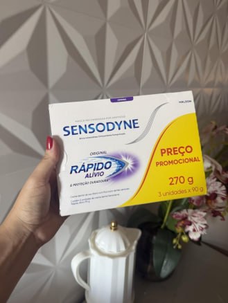 Sensodyne Branqueador Extra Fresh 90g - Pack 3 Unidades