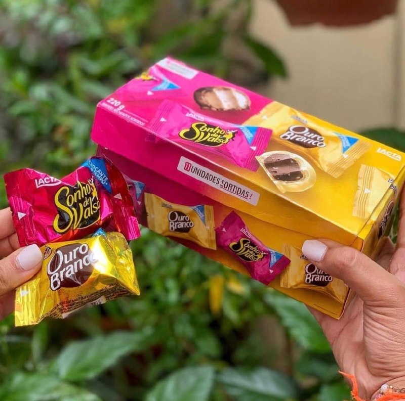 Caixa Sortida Sonho de Valsa e Ouro Branco 220g
