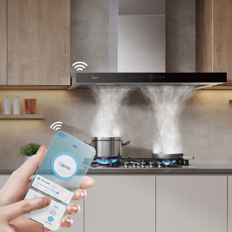 Coifa de Parede 60cm Smart Pro Touch Midea