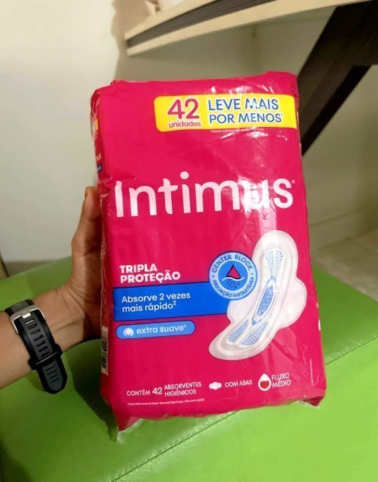 Absorvente Intimus Toda Protegida Dia Suave com Abas 42 unidades
