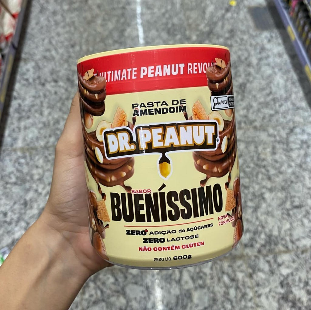 Pasta de Amendoim Dr. Peanut 600g com Whey Protein