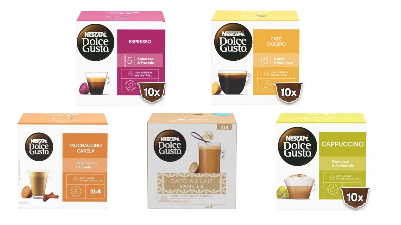 Cápsulas Dolce Gusto Vários Sabores - 10 un.