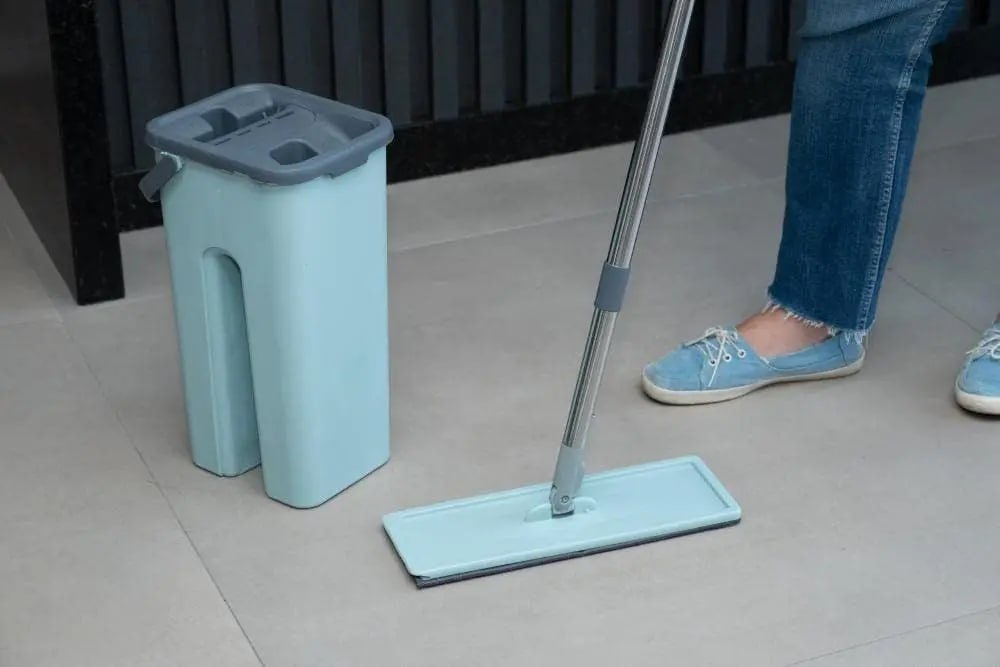 Flat Mop Refil Esfregão com Balde Rodo Mágico