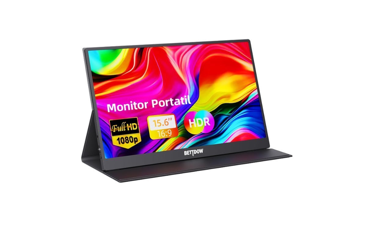 Monitor Portátil Bettdow 15,6" FHD 1080P