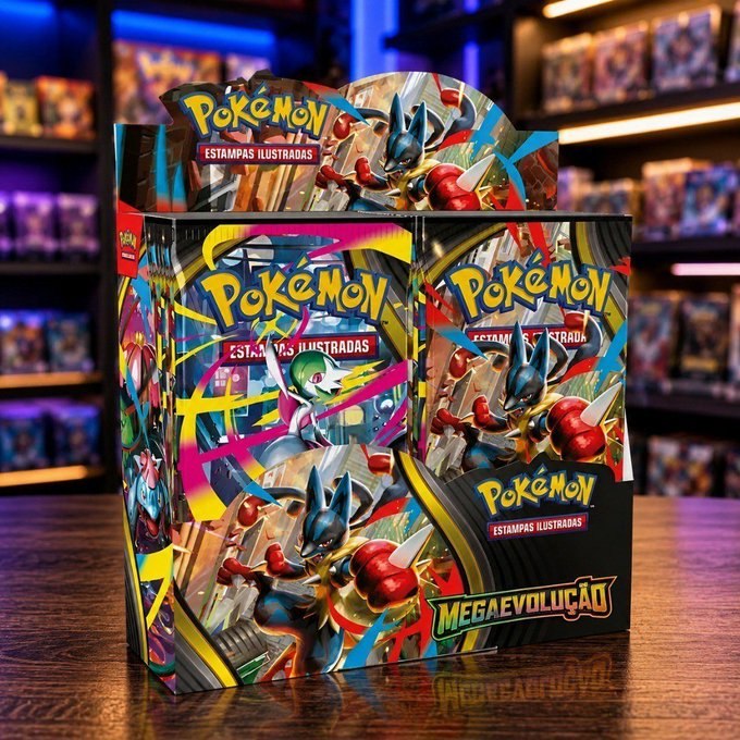 Booster Box Mega Evolução Pokemon TCG - 36 Pacotes