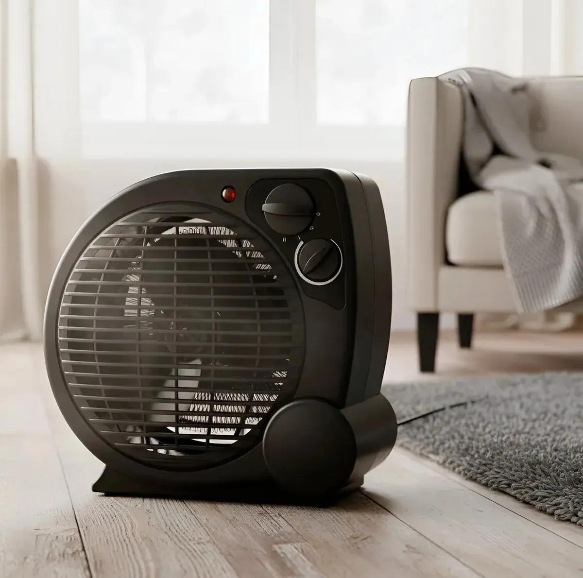 Aquecedor Elétrico Portátil Ventilador Quente Aq04 Mimo Style