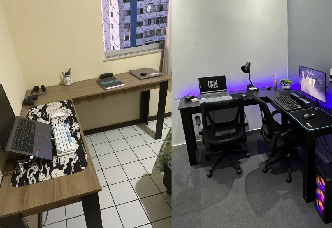 Mesa Escritório Diretor Em L 150x150