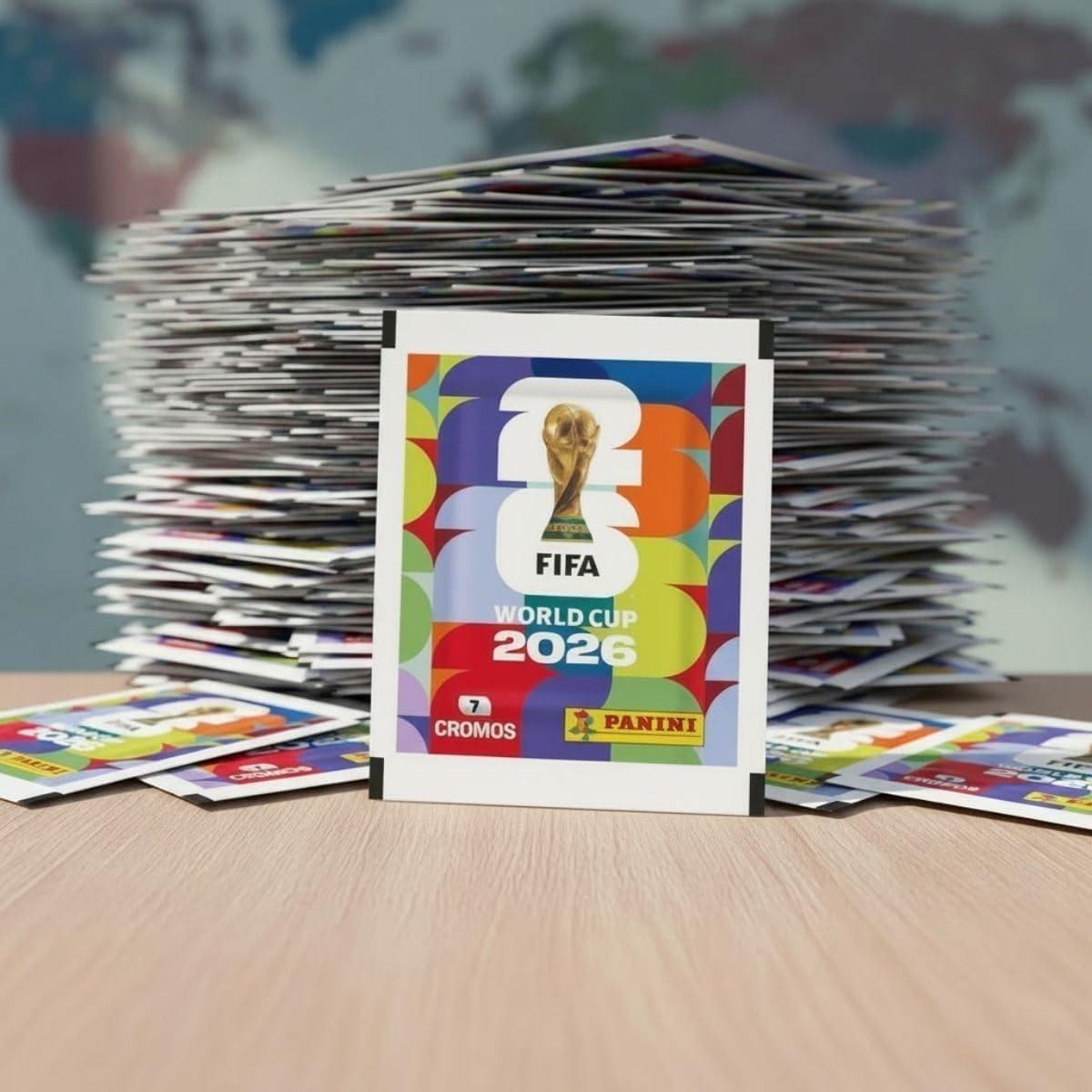 Kit 700 Figurinhas + 100 Envelopes Copa do Mundo 2026 Panini
