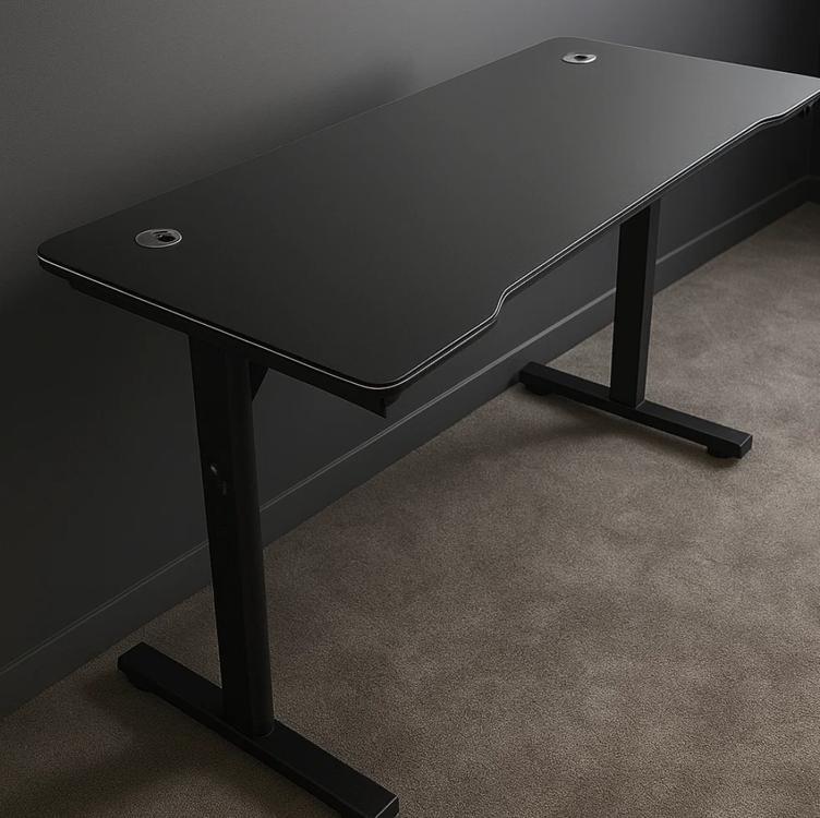 Mesa Gamer Tgt Barrier em Aço Reforçado Preto