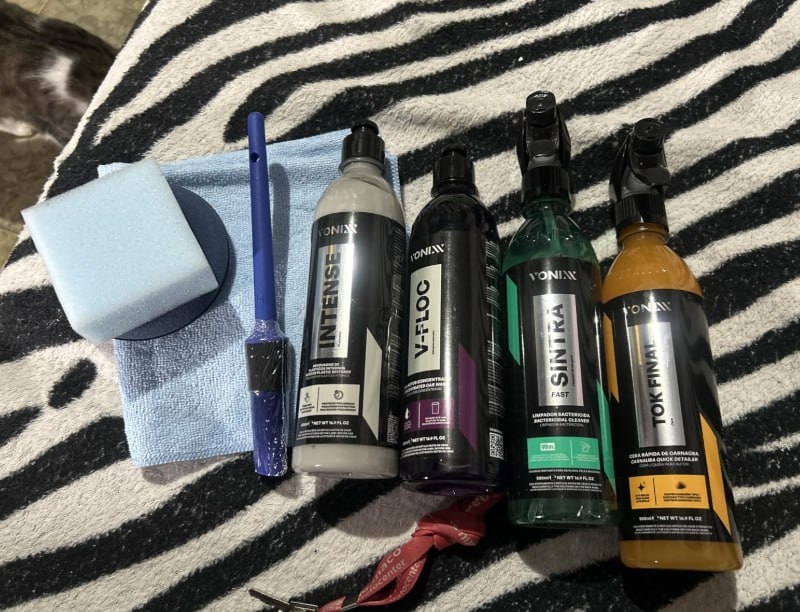 Kit Limpeza Automotiva Completa Shampoo V-floc Vonixx