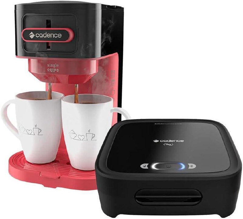Kit Cadence Click Sanduicheira e Cafeteira Single Up 220V