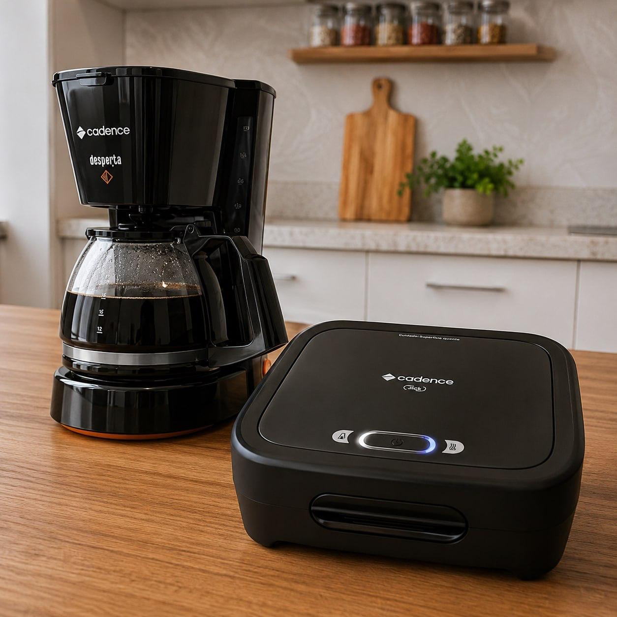 Kit Click Cadence - Sanduicheira e Cafeteira 110v