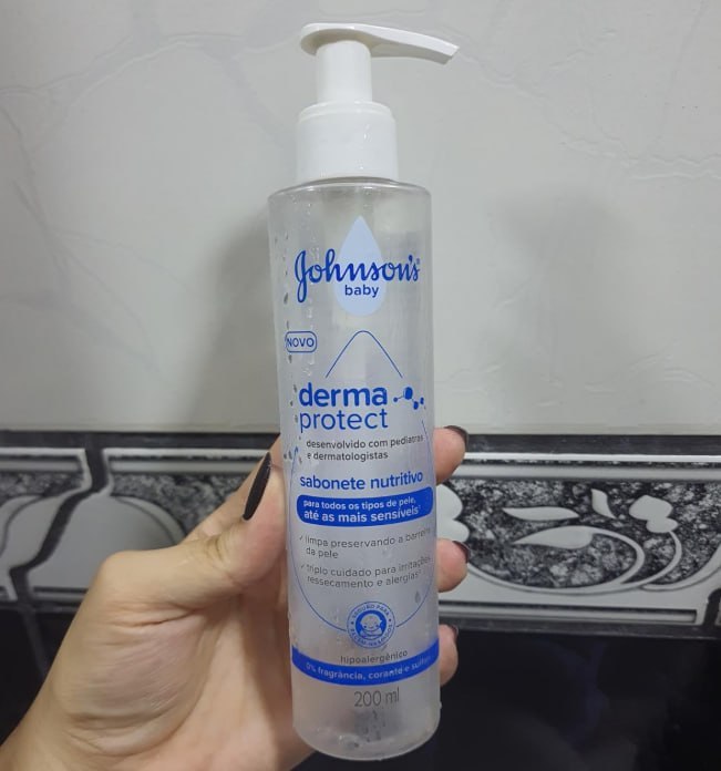 Sabonete Nutritivo Johnson's Baby Derma Protect 200ml