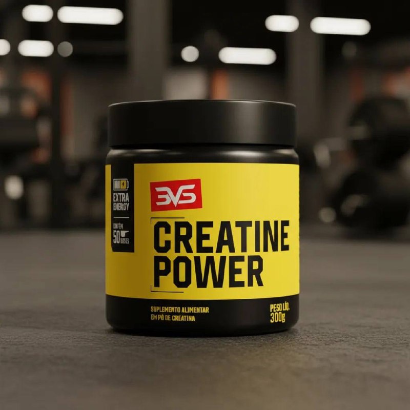 Creatina Monohidratada Power Extra Energy 3VS Nutrition 300g