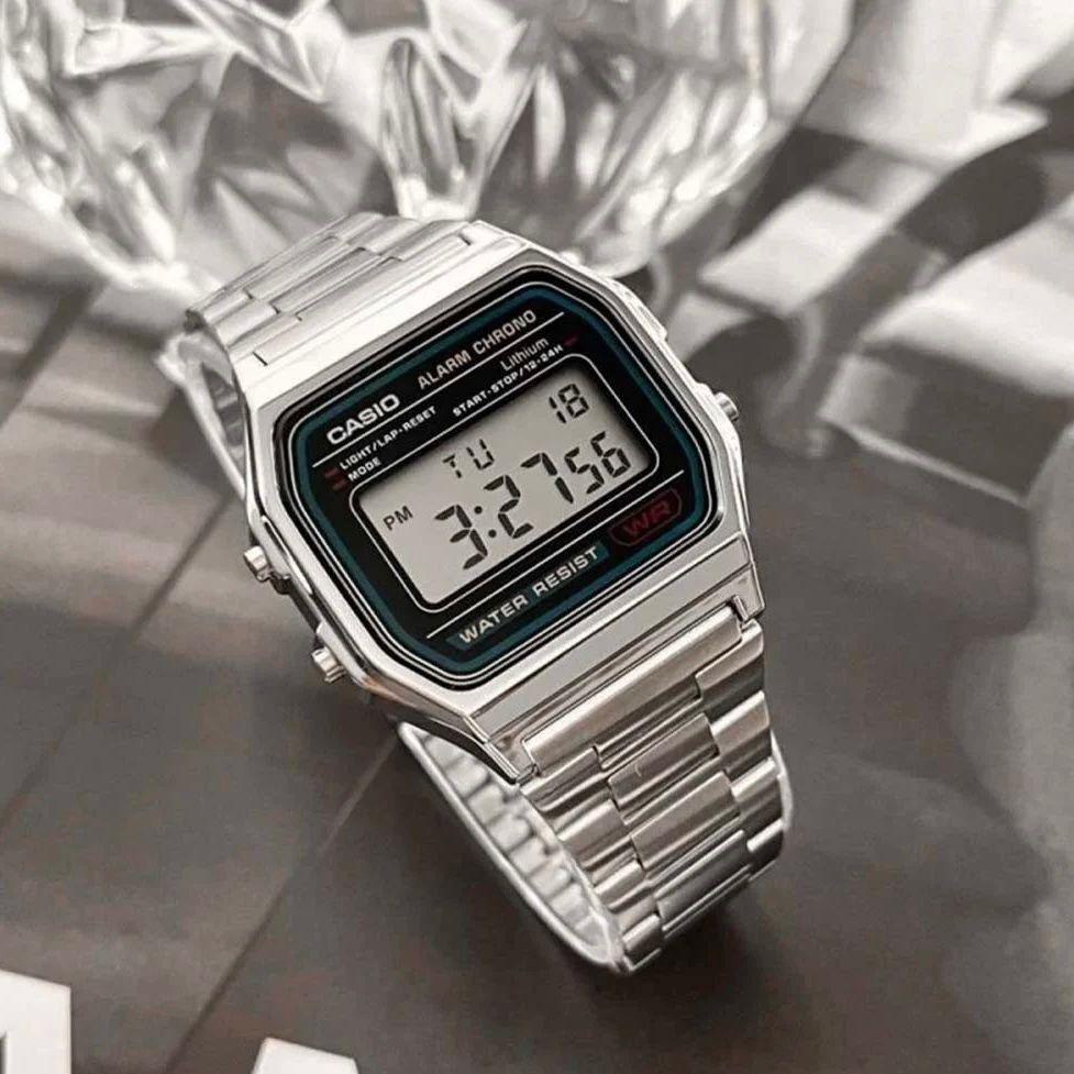 Relógio Casio Digital A158WA-1DF Prata