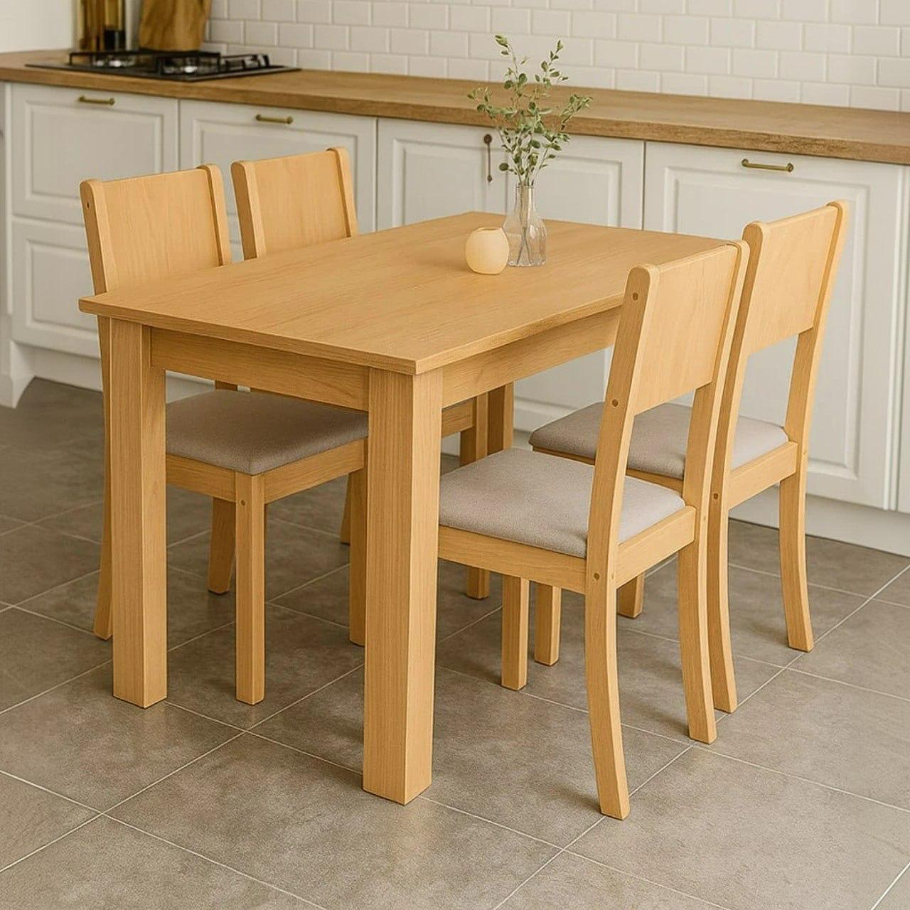Conjunto Sala de Jantar com 4 Cadeiras Easy Line