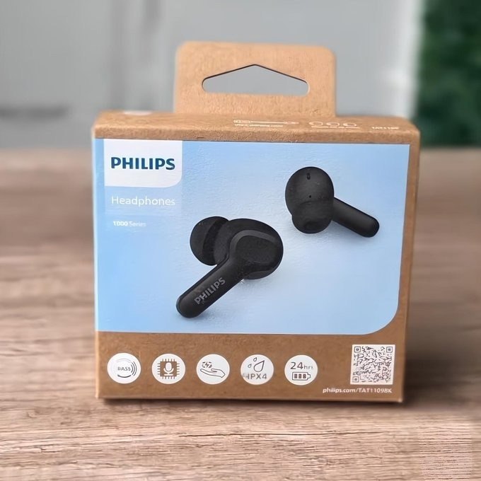 Philips Fone de Ouvido Sem Fio TWS Preto