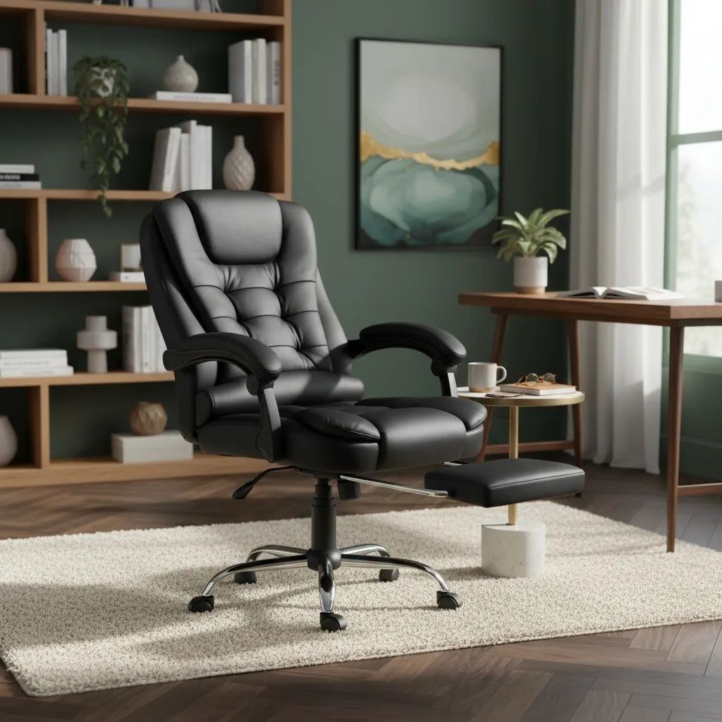 Cadeira de Escritório Itália Presidente Ergonômica Luvinco