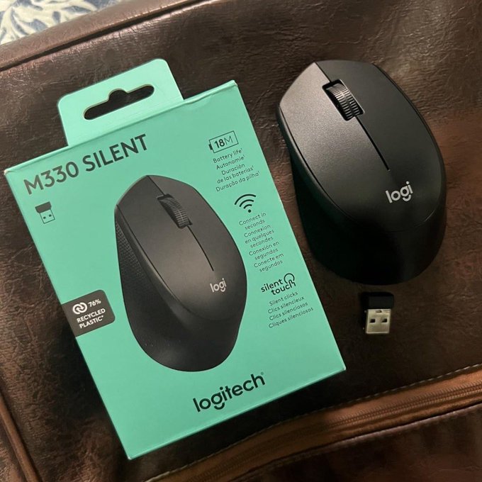 Mouse Sem Fio Logitech M330 Silent