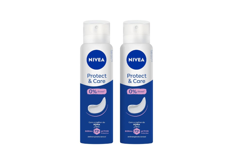 Kit 2 Desodorantes NIVEA Protect & Care 150ml