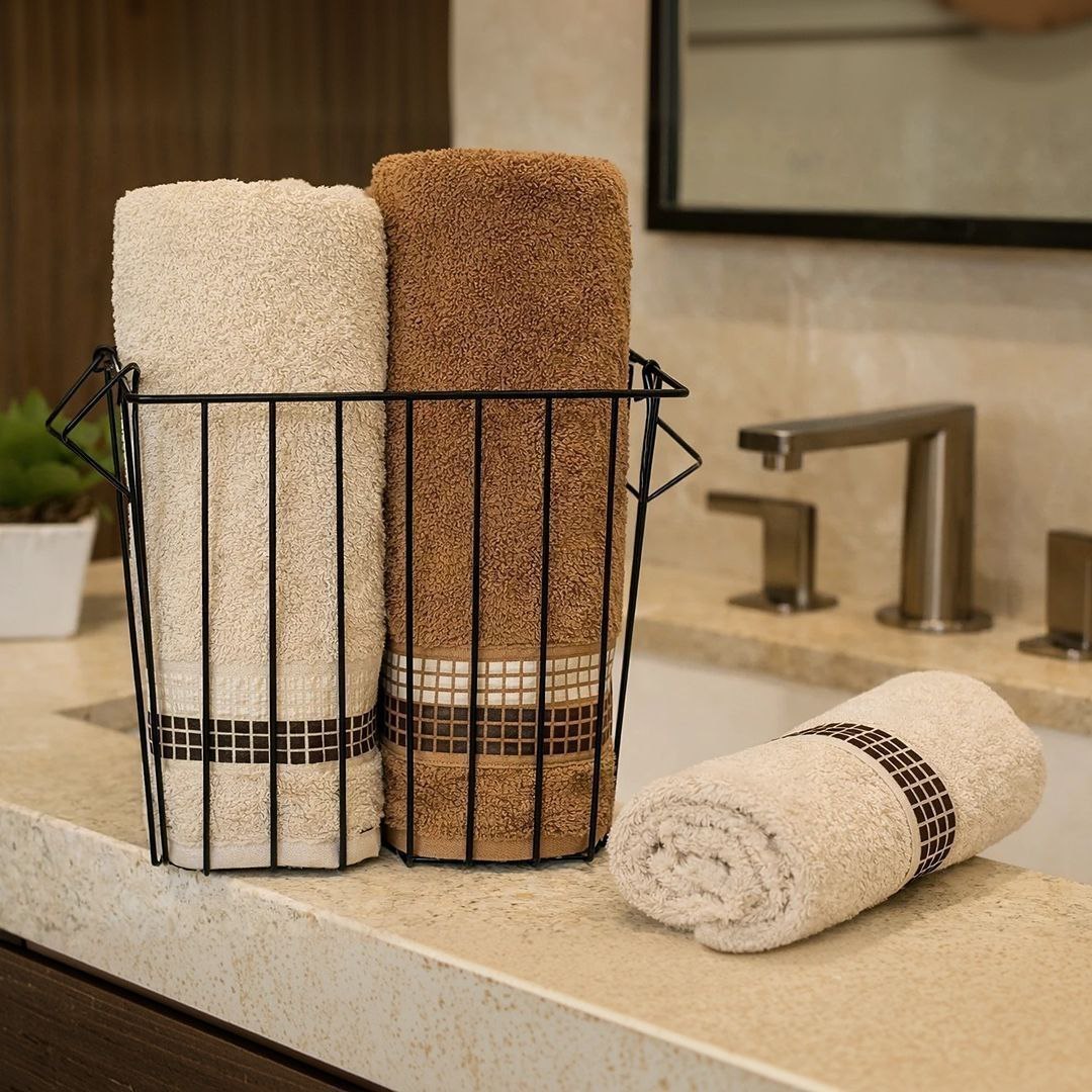 Kit 3 Toalhas de Banho Dimer Casa In