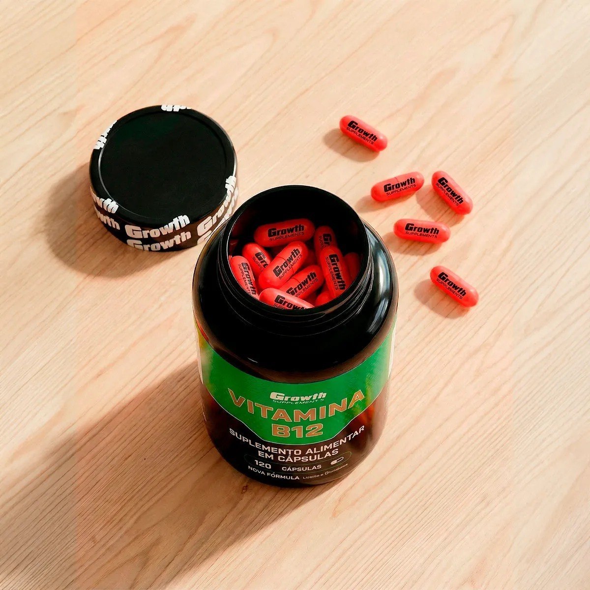 Vitamina B12 Growth Supplements 120 Cápsulas