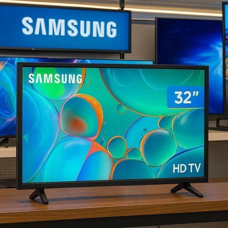 Smart TV Samsung 32" HD Tizen HDR Wi-Fi HDMI Bivolt Preta