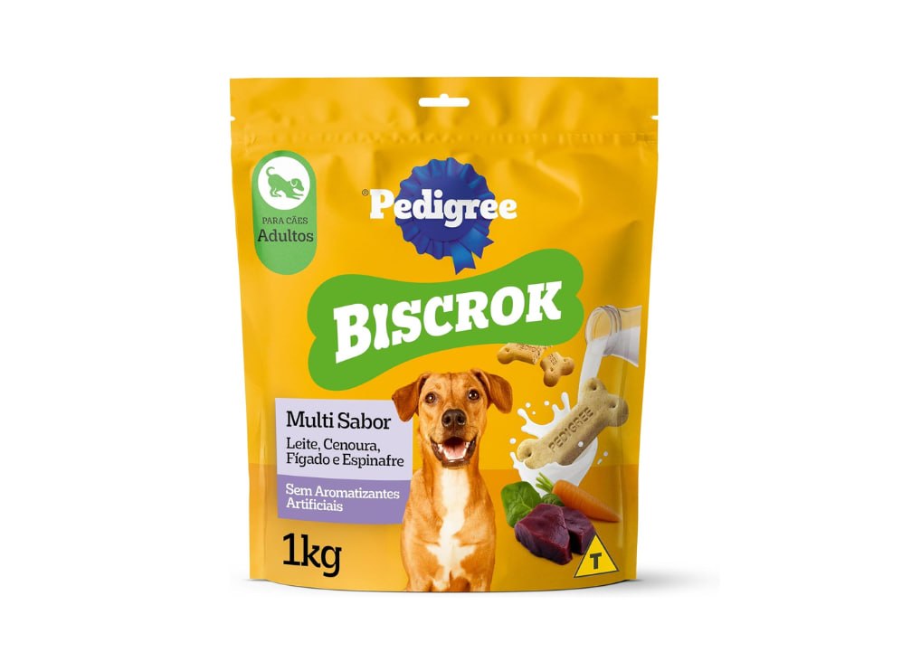 Biscoito Pedigree Biscrok Para Cães Adultos 1kg