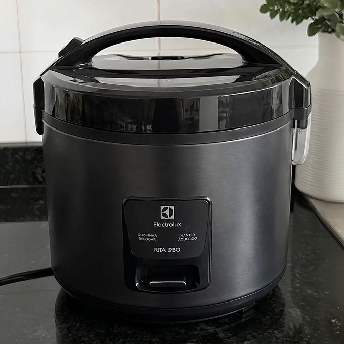 Panela Elétrica Electrolux Vapor Arroz 3,5L 10 Xícaras 2 em 1