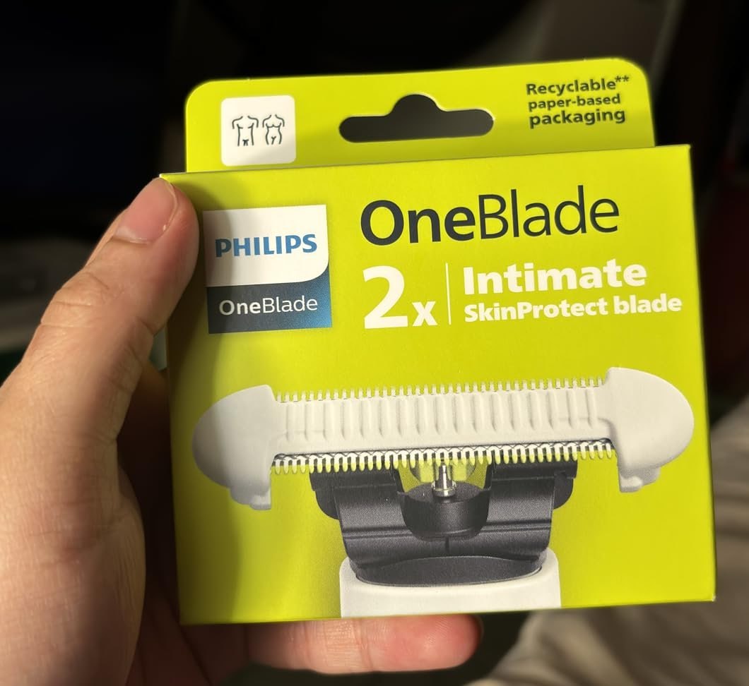 Lâminas de Reposição Phillips OneBlade Intimate Skin Protect - 2 un