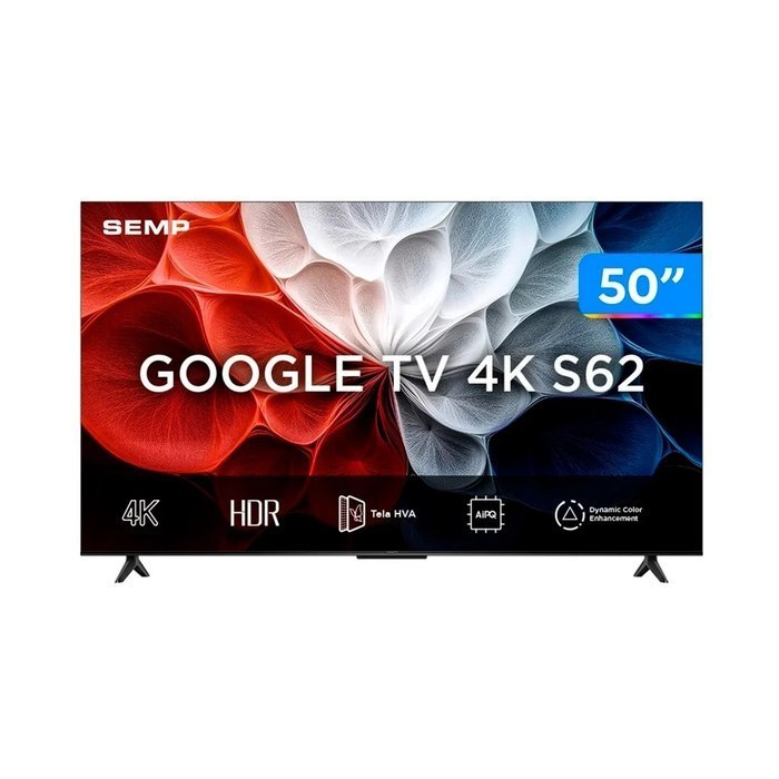 Smart TV 50" Semp TCL 4K UHD LED S62