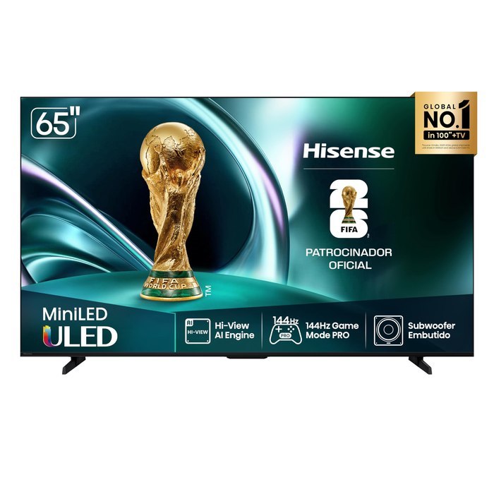 Smart TV 4K 65" Hisense U7Q Mini Led 144Hz
