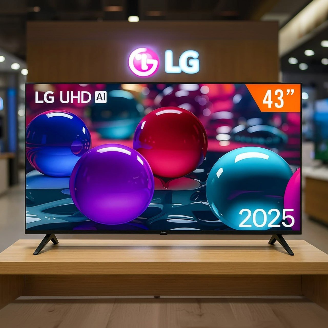 Smart TV LG 43" UHD 4K com IA e Comando de Voz
