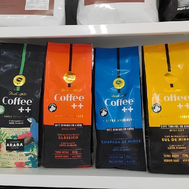 Kit 4 Cafés Especiais em Grãos Coffee++ 250g