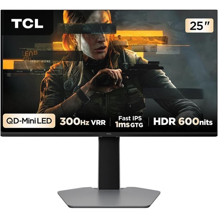 Monitor Gamer TCL 25 QD-Mini LED FHD 300Hz 1ms