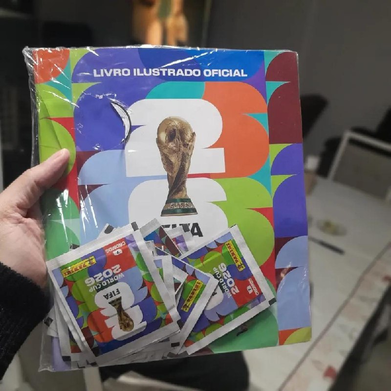 Kit Álbum Copa do Mundo 2026 + 10 Envelopes 70 Figurinhas