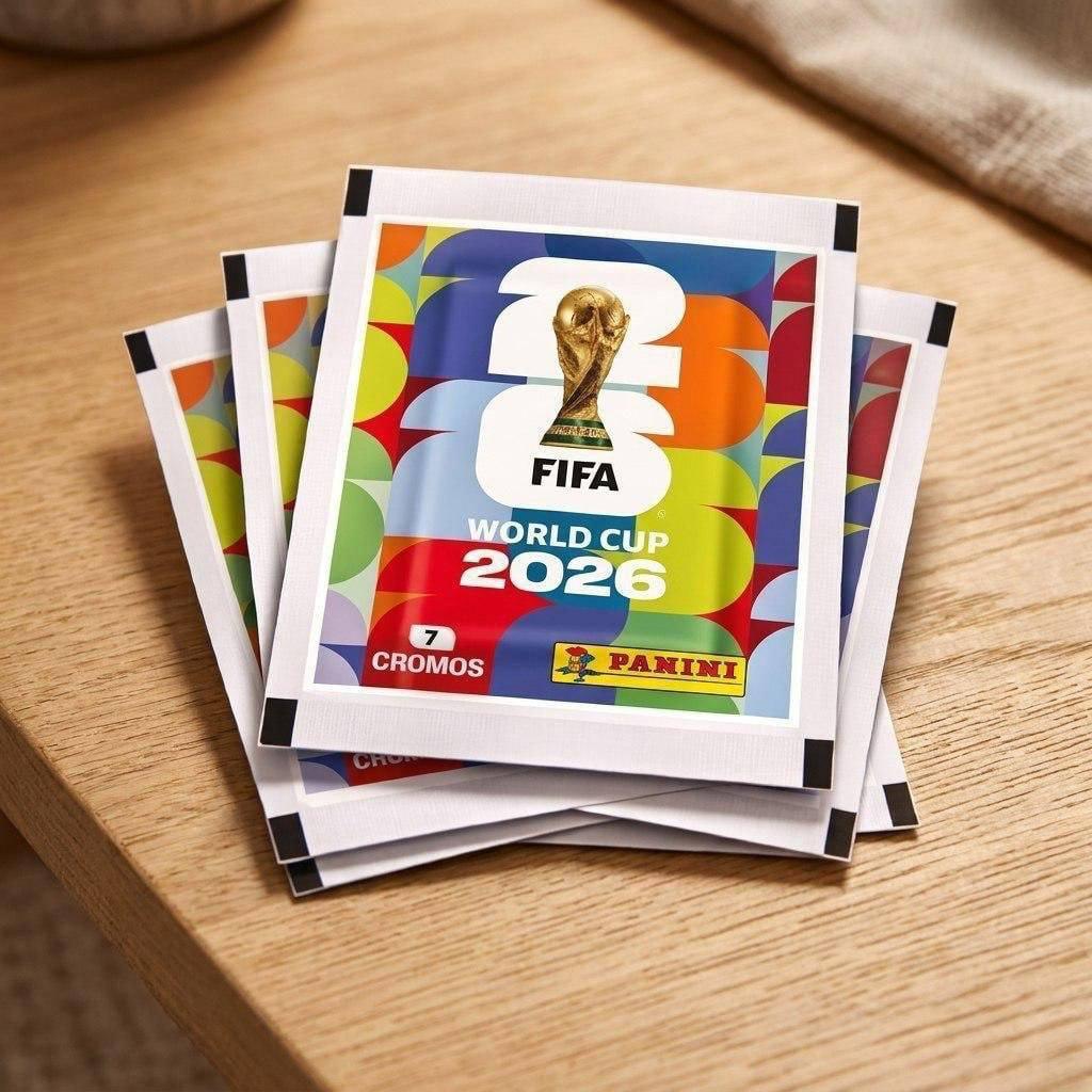 Figurinhas Panini Copa do Mundo 2026 - 100 Envelopes