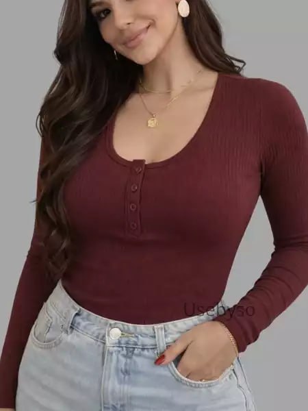Blusa Canelada Manga Longa Tecido Premium P ao G