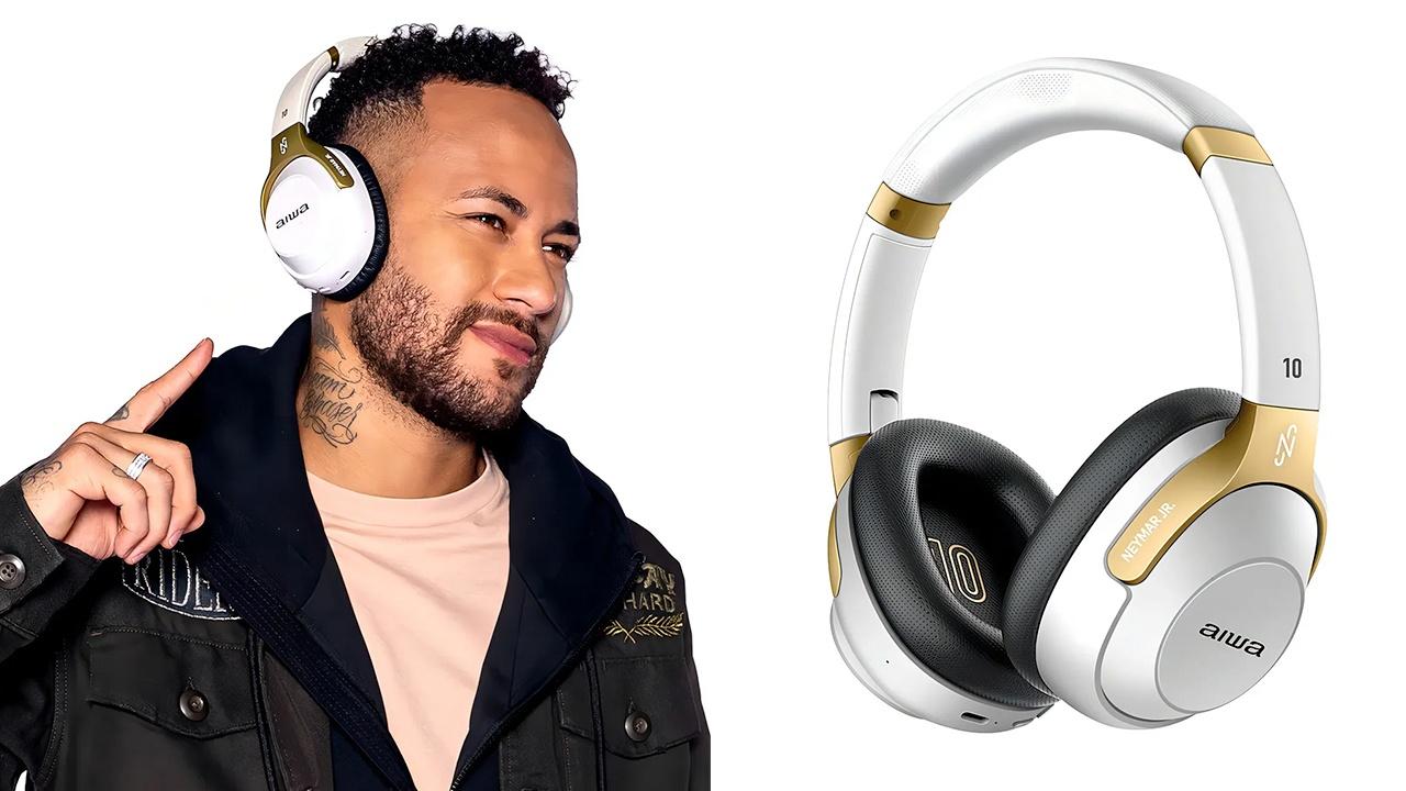 Fone de Ouvido Headphone Neymar Jr. Aiwa Bluetooth