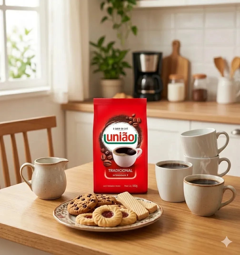 Café Torrado e Moído Tradicional União 500g Intensidade 8