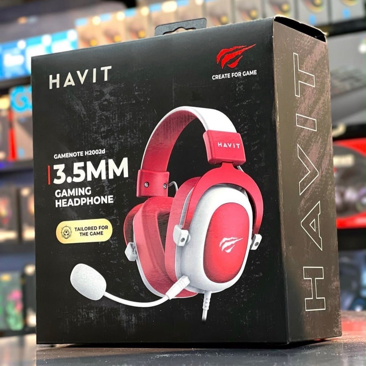 Havit Headphone H2002d Red com Microfone
