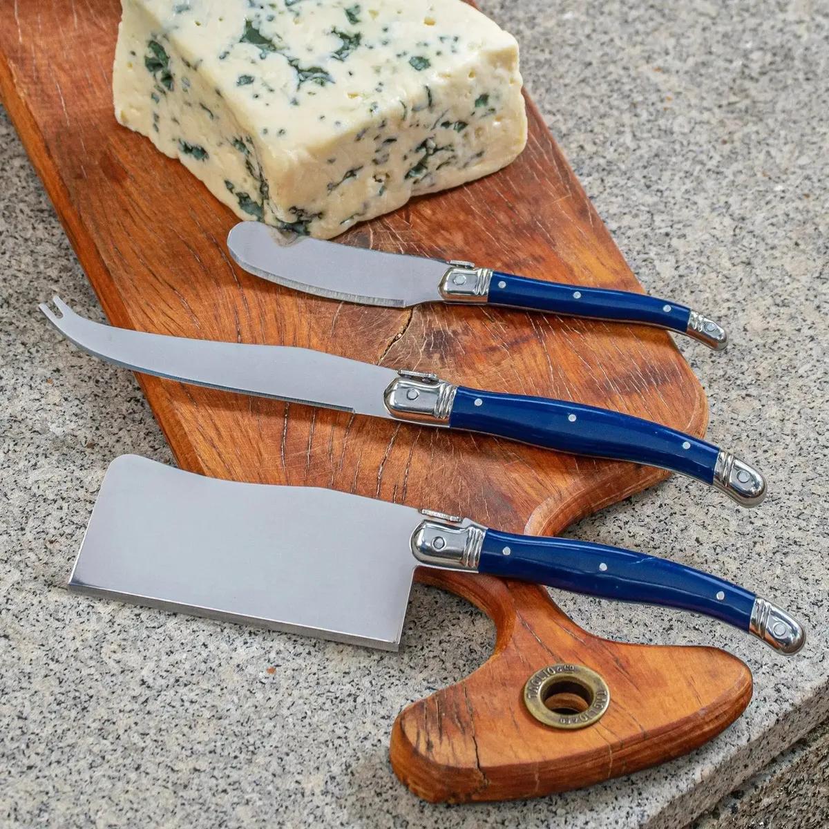 Kit Com 3 Facas Para Queijo Luxo Laguiole La Maison