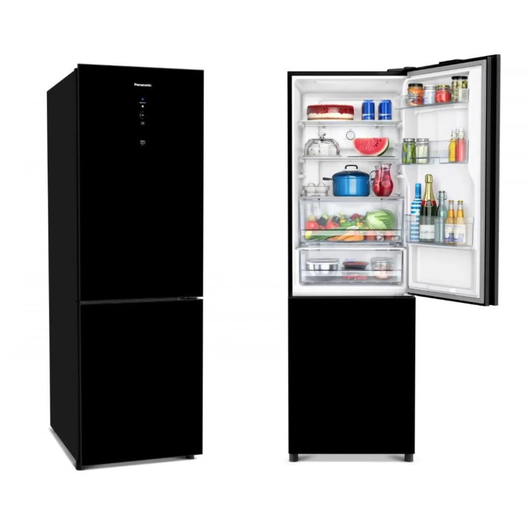 Geladeira Panasonic 397L Inverter Black Glass 60cm (BB41)